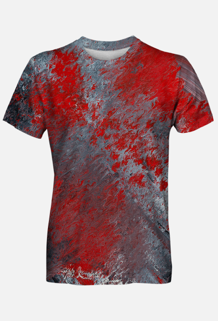 FIRE T-shirt męski fullprint