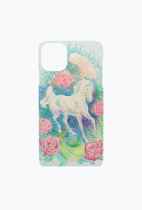 ETUI 3D NA TELEFON iPHONE 11 Z KONIEM - HORSE SPIRITS - BLESSED LOVE - ©DH