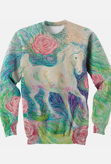 BLUZA FULLPRINT Z KONIEM - HORSE SPIRITS - BLESSED LOVE - ©DH