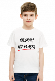 T-shirt dla chłopca tekst