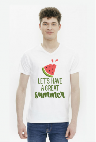 T-shirt męski wzór