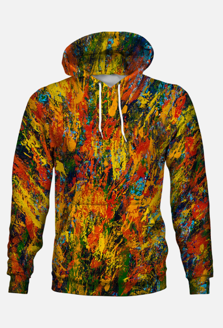 GRAFFITI bluza z kapturem unisex fullprint
