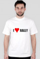 I love rally (koszulka biała)