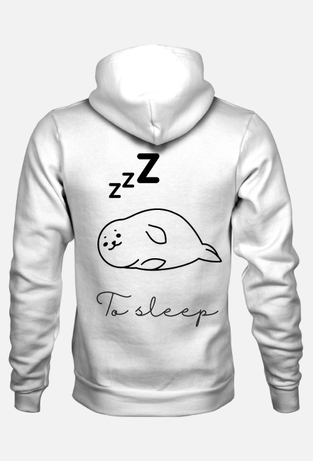 Bluza z kapturem - nadruk tył