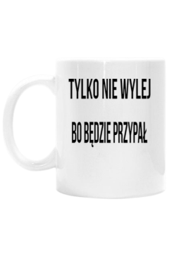 Kubek z napisem
