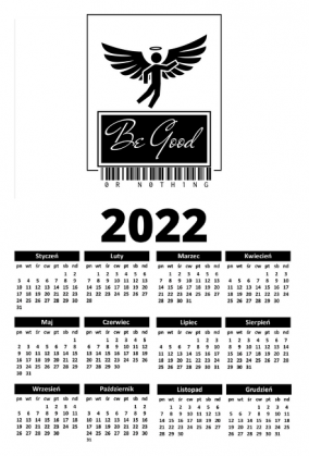 Kalendarz pionowy ścienny z logotypem