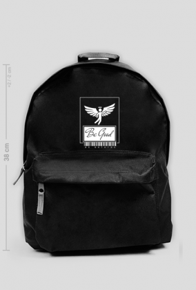 Plecak mały z logotypem (czarny)