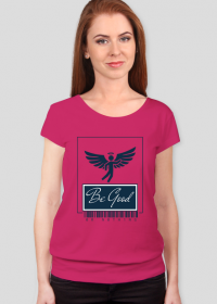 Koszulka damska ze ściągaczem (różowa)
