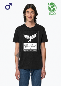 Koszulka męska z krótkim rękawem (ekologiczna - czarna)