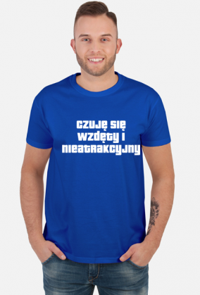 Koszulka męska wzdęcie