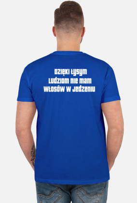 Koszulka męska podziękowania dla łysych