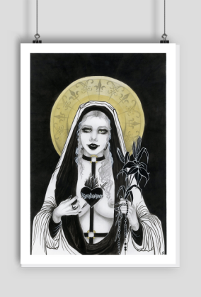 Nieświęta Maria, Królowa Potępionych PLAKAT