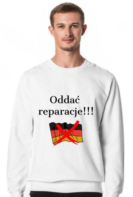 Oddać reparacje - męska bluza