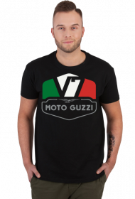 Mot Guzzi V7 flag tshirt