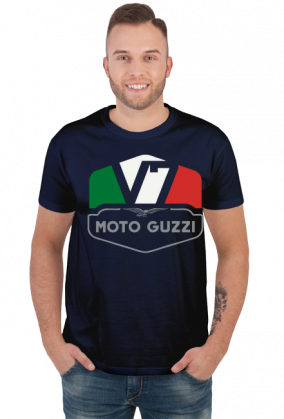 Mot Guzzi V7 flag tshirt