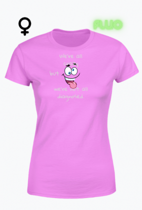 Koszulka damska  fluorescencyjna