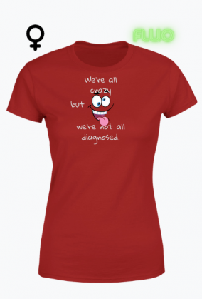 Koszulka damska  fluorescencyjna