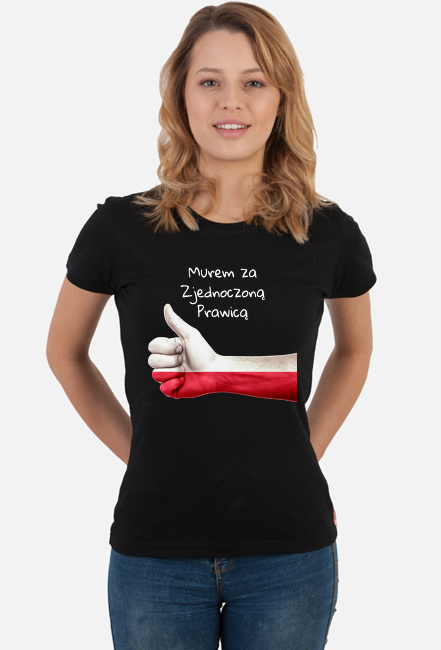 Murem za Zjednoczoną Prawicą - damska