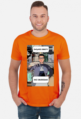 T-shirt z motywem majstra
