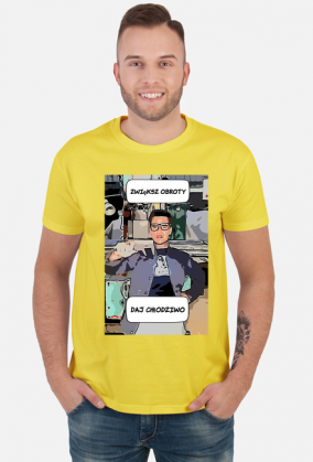 T-shirt z motywem majstra