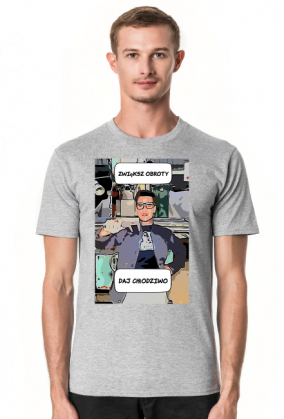 T-shirt z motywem majstra