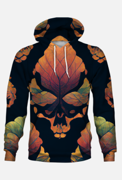 Bluza z kapturem - wzór Skullleaf