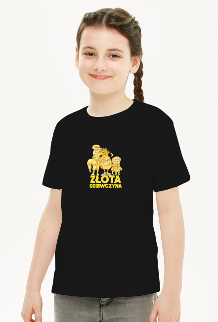 Koszulka dziewczęca - Złota Dziewczyna