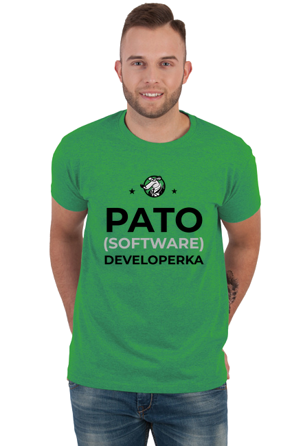 PATO (software) DEVELOPERKA - tshirt męski