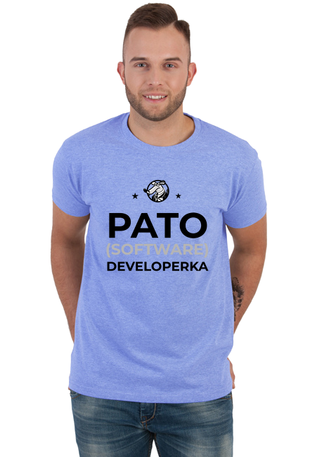 PATO (software) DEVELOPERKA - tshirt męski