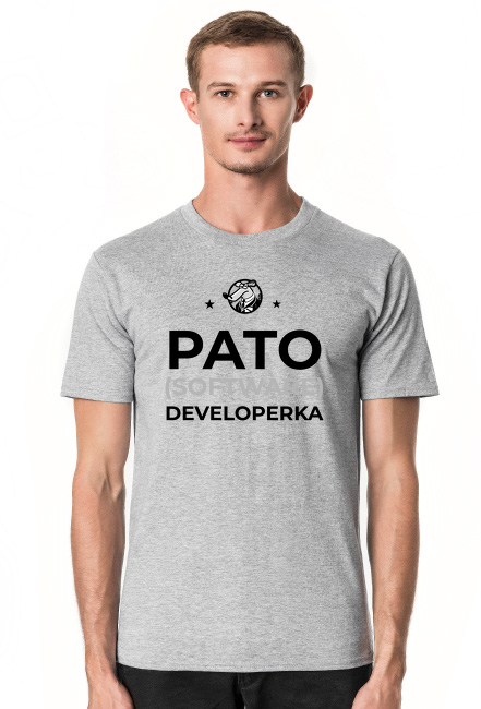 PATO (software) DEVELOPERKA - tshirt męski