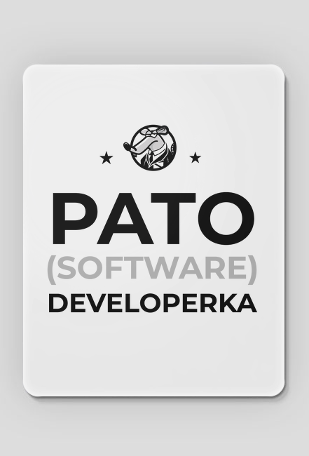PATO (software) DEVELOPERKA - podkładka pod myszkę