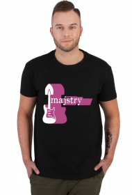 Majstry różowe logo