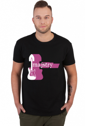 Majstry różowe logo