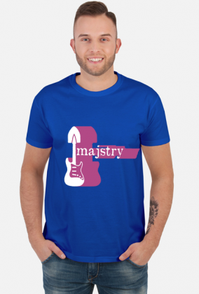 Majstry różowe logo