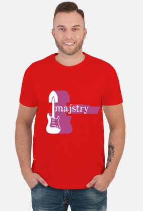 Majstry różowe logo