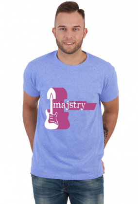 Majstry różowe logo