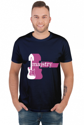 Majstry różowe logo