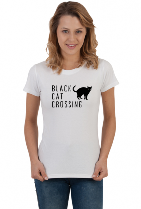 Halloween Black Cat Crossing