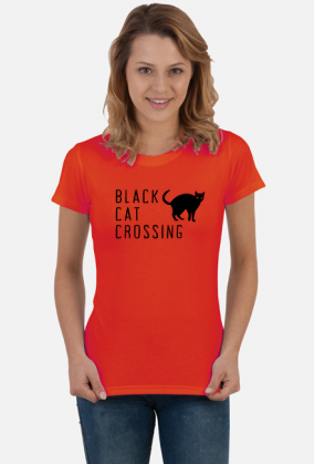 Halloween Black Cat Crossing