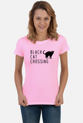 Halloween Black Cat Crossing