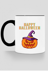 Biły kubek halloween
