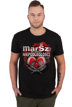 Koszulka "Marsze w Dniu Niepodległości z bliźnimi w miłości"