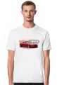 Czerwony kabriolet BMW E36
