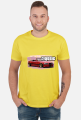 Czerwony kabriolet BMW E36