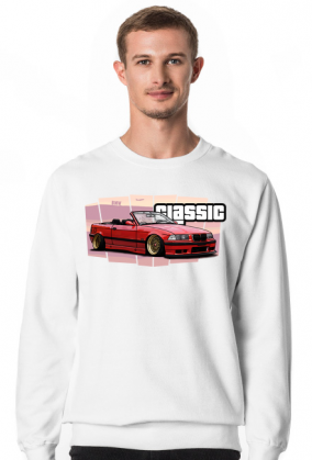 BMW E36 kabriolet czerwony