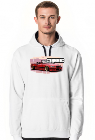 BMW E36 kabriolet czerwony