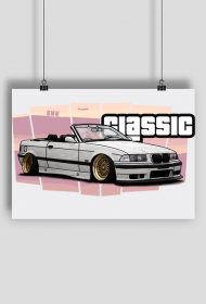 BMW E36 kabriolet biały