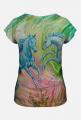 Damski T-Shirt  końmi- Horse Spirit - The Love Journey - ©DH