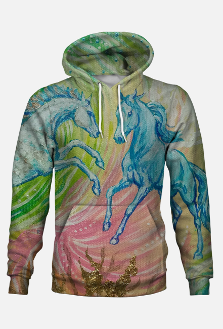 Bluza z kapturem fullprint - Horse Spirit - The Love Journey - ©DH