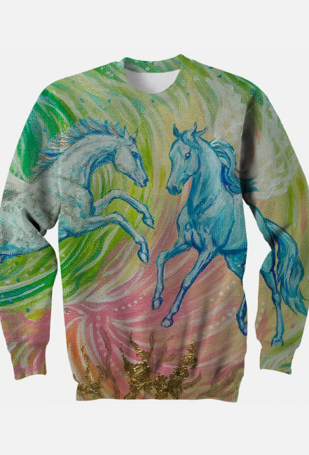 Bluza FullPrint z końmi, pegazami - Horse Spirit - The Love Journey - ©DH